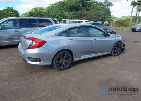 2020 Honda Civic Sport from USA, damaged, VIN 19XFC2F89LE022469